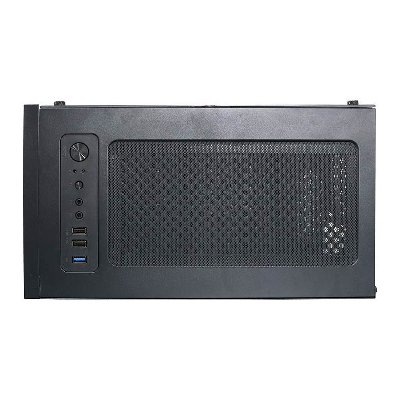 Gabinete BlueCase BG-028 RGB Lateral Acrilico Preto, BG028GCASE