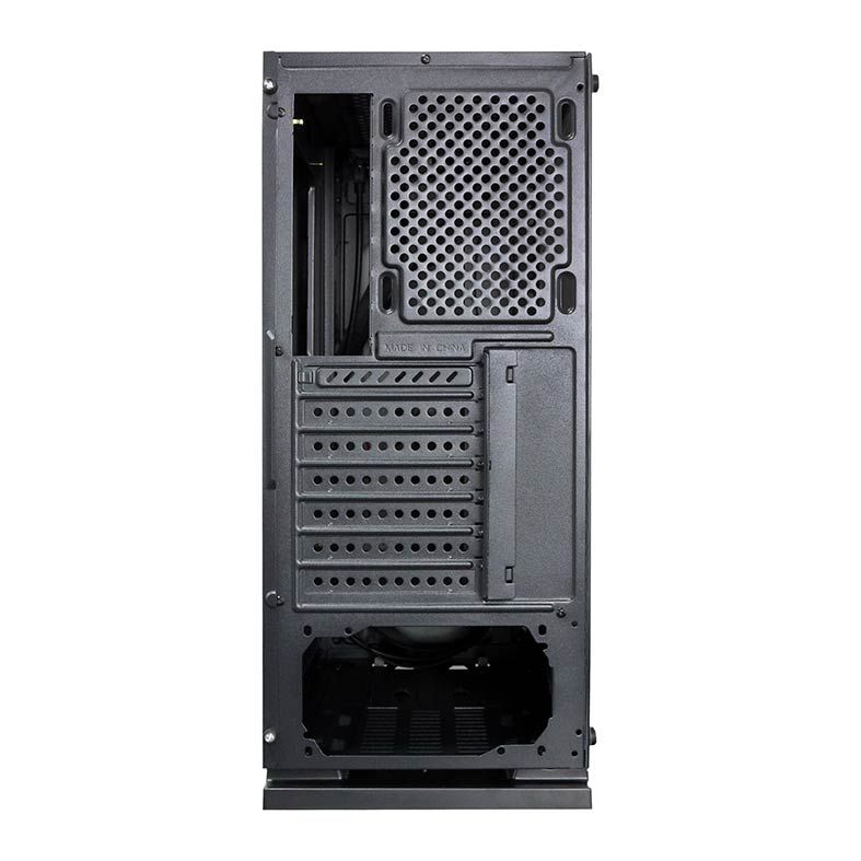 Gabinete BlueCase BG-028 RGB Lateral Acrilico Preto, BG028GCASE