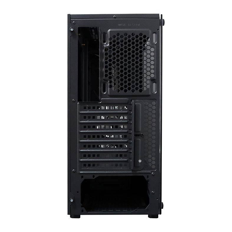 Gabinete BlueCase BG-029 RGB + 2 Fan RGB Preto, BG029G2FRGB