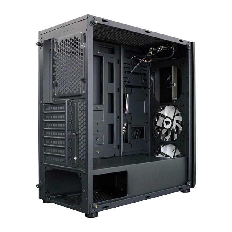 Gabinete BlueCase BG-029 RGB Preto, BG029GCASE