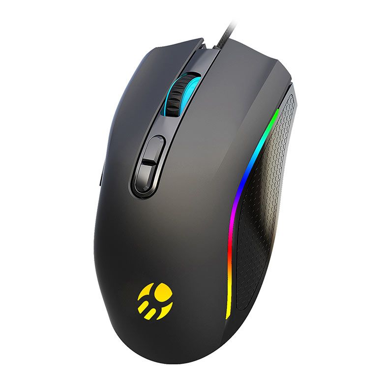 Mouse Gamer Bluecase BGM-03 Byakko, RGB, 10000DPI, 7 Botoes, Preto, BGM03CASE