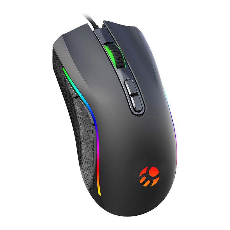 Mouse Gamer Bluecase BGM-03 Byakko, RGB, 10000DPI, 7 Botoes, Preto, BGM03CASE