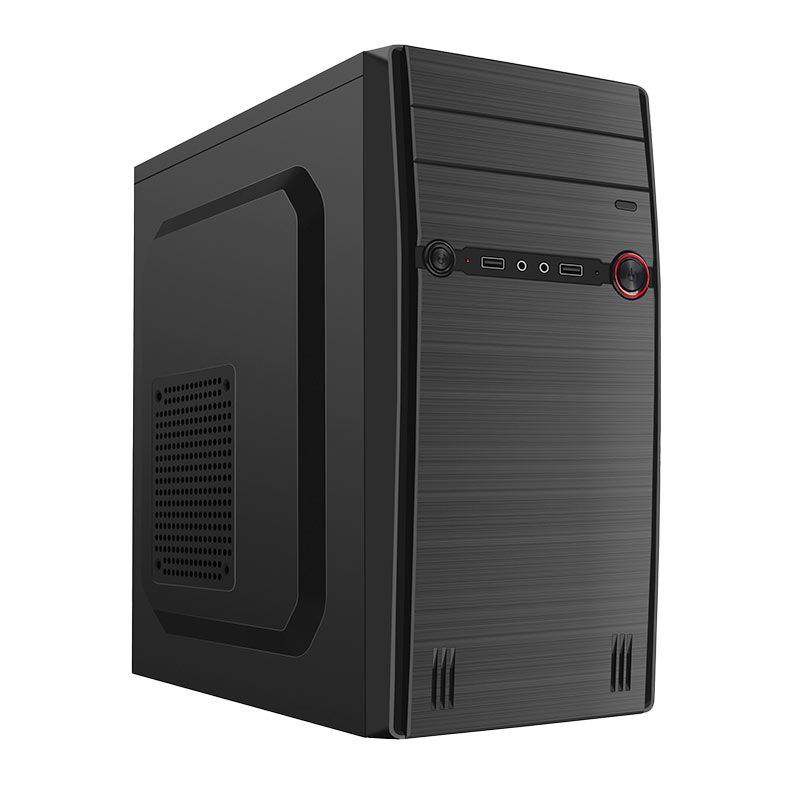 Gabinete Office BlueCase BGSF-001, Mini-Tower, Preto, BGSF-001BX