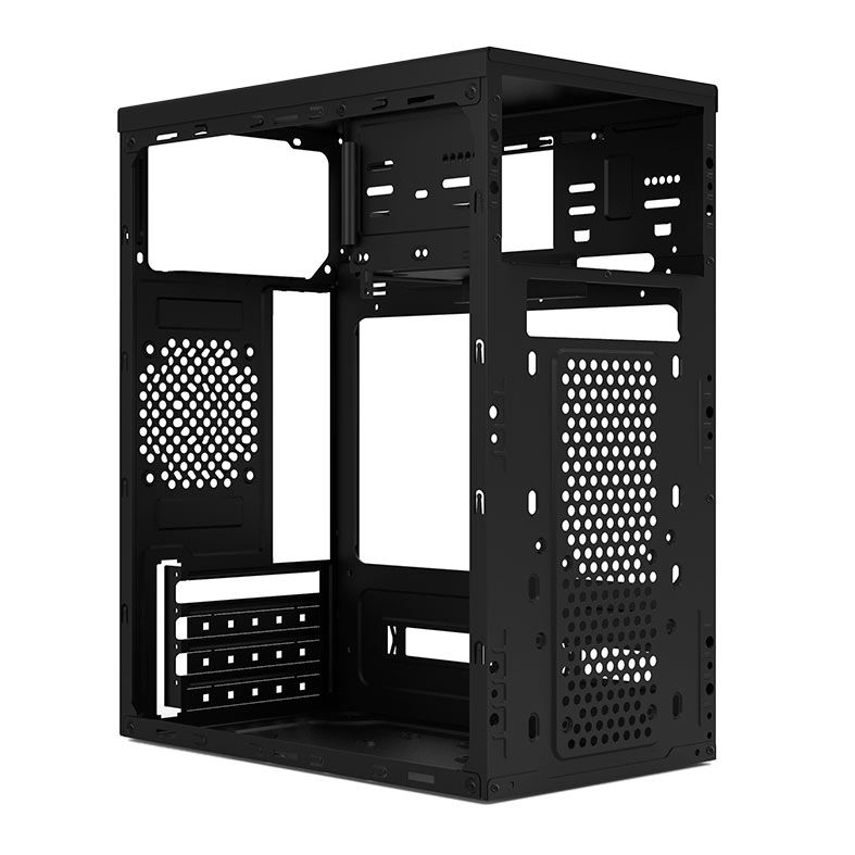 Gabinete Office BlueCase BGSF-001, Mini-Tower, Preto, BGSF-001BX