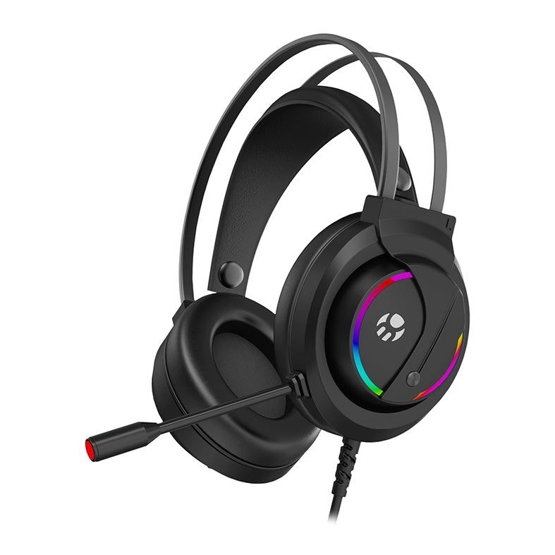 Headset Gamer Bluecase BHG-501, RGB, Drivers 50mm, Preto, BHG501CASE
