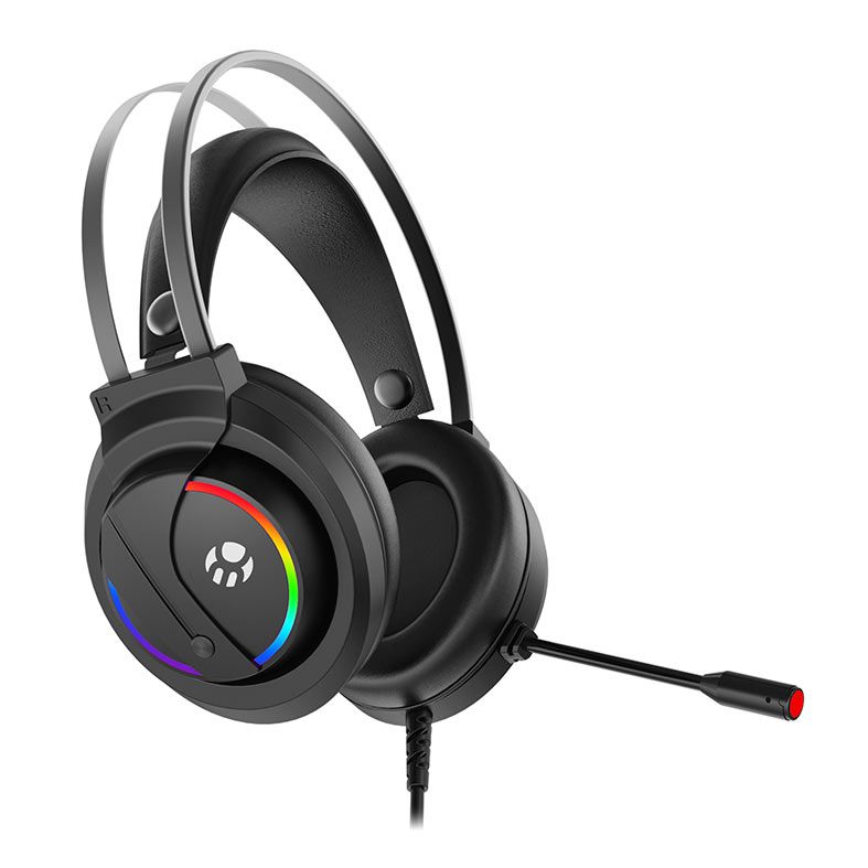 Headset Gamer Bluecase BHG-501, RGB, Drivers 50mm, Preto, BHG501CASE