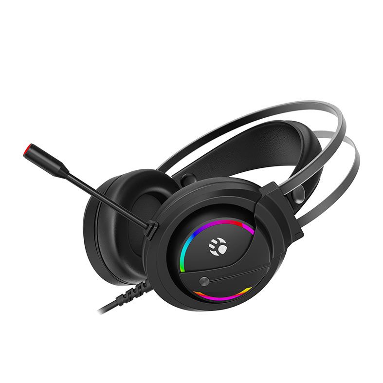 Headset Gamer Bluecase BHG-501, RGB, Drivers 50mm, Preto, BHG501CASE
