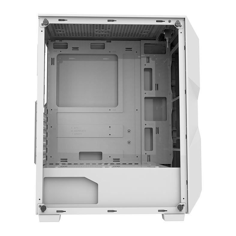 Gabinete Gamer Alseye Big Jony, Mid-Tower, Lateral de Vidro, Branco, BIGJONY-W-ALSEYE