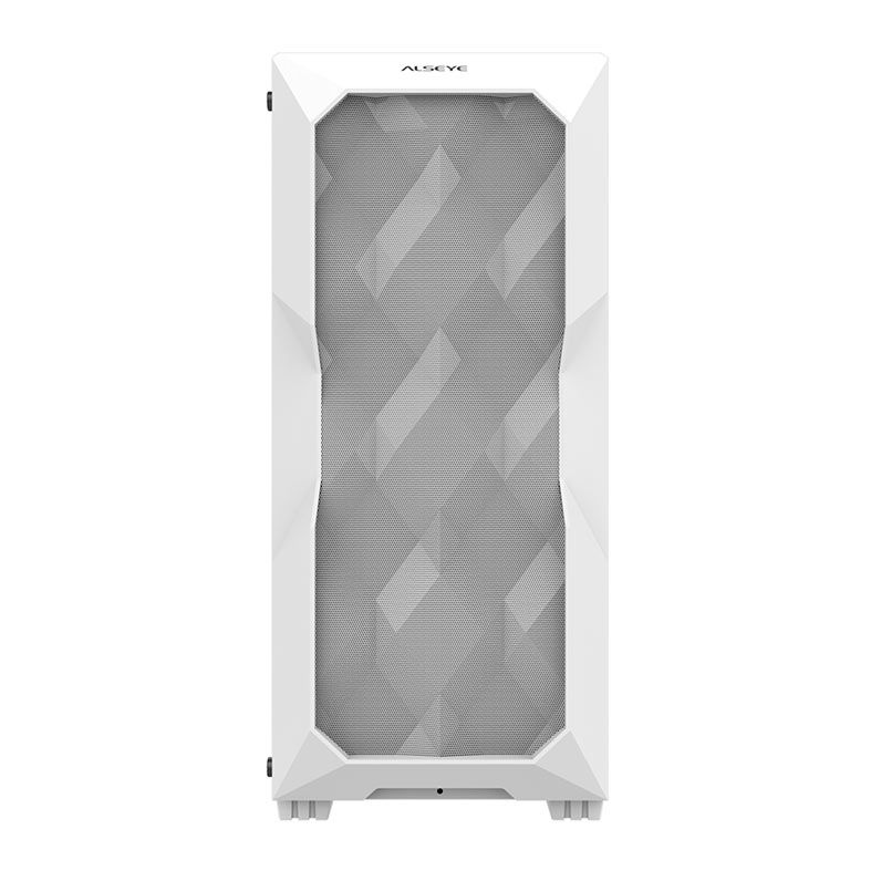 Gabinete Gamer Alseye Big Jony, Mid-Tower, Lateral de Vidro, Branco, BIGJONY-W-ALSEYE