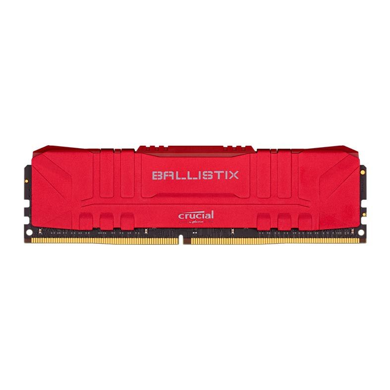 Memoria Crucial Ballistix 8GB (1x8) DDR4 3000Mhz Vermelha, BL8G30C15U4R