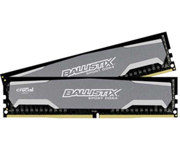 Memoria Crucial Ballistix 16GB Cinza (2x8) 2400MHz DDR4 UDIMM ...