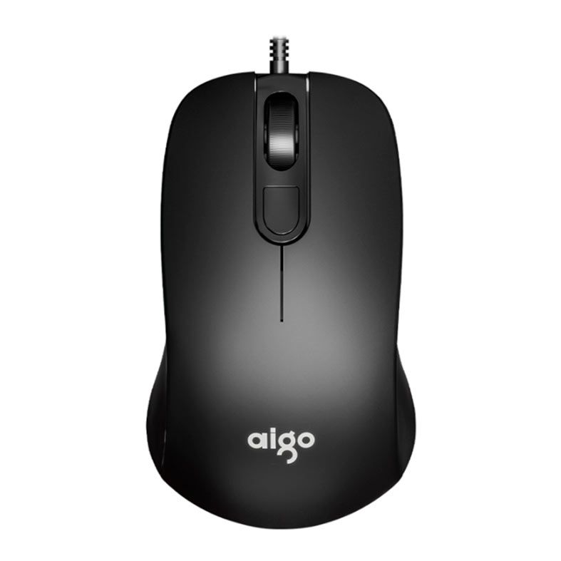 Mouse Aigo BM21, 1600DPI, 4 Botoes, Preto, BM21