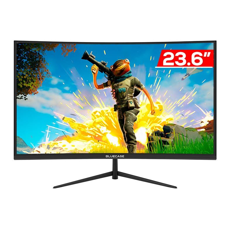 Monitor Gamer Bluecase BM24FFD1GC, 23.6 Pol Curvo, VA, FHD, 1ms, 180Hz, HDMI/VGA, BM24FFD1GCBX
