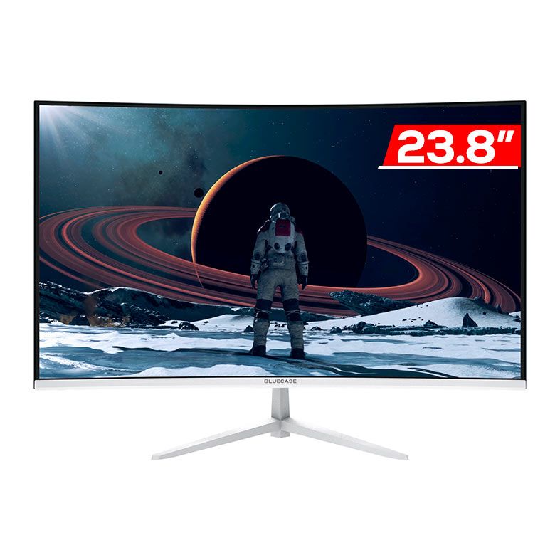 Monitor Gamer Bluecase Gamersync II, 23.8 Pol Curvo, VA, FHD, 1ms, 180Hz, HDMI/DP, BM24FFD2GCW