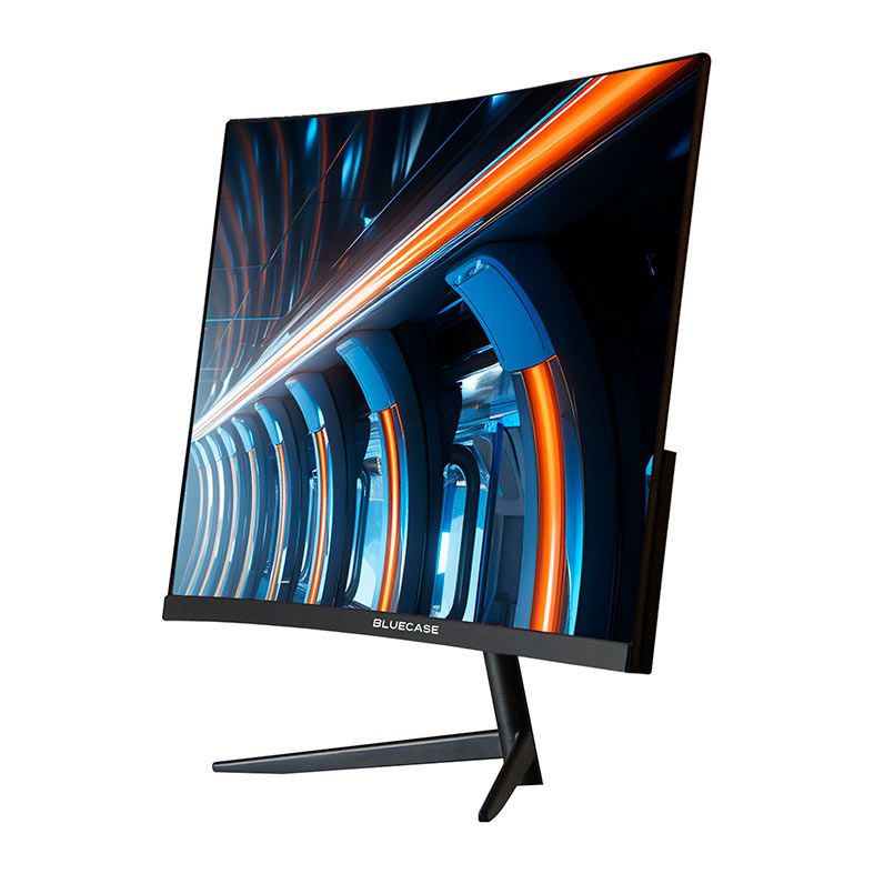 Monitor Gamer Bluecase Optigamer Pro, 23.8 Pol Curvo, VA, FHD, 100Hz, 5ms, HDMI/VGA, Preto, BM24FFH3GC