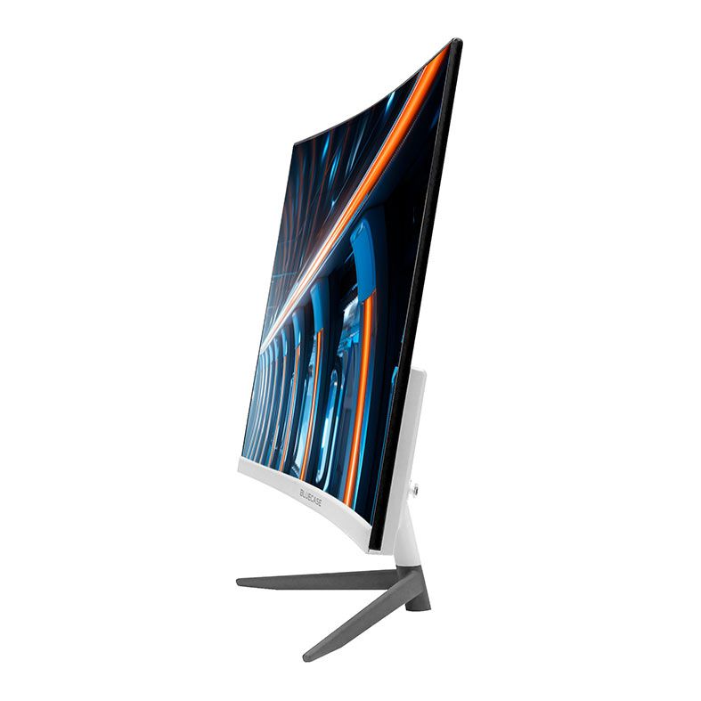 Monitor Gamer Bluecase Optigamer Pro, 23.8 Pol Curvo, VA, FHD, 100Hz, 5ms, HDMI/VGA, Branco, BM24FFH3GCW