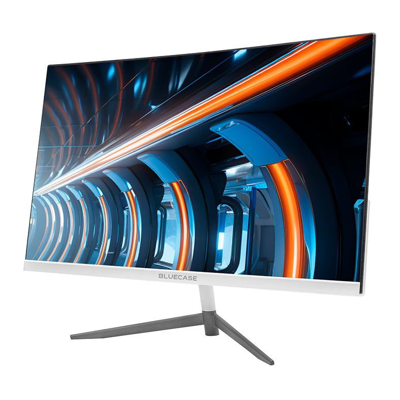 Monitor Gamer Bluecase Optigamer Pro, 23.8 Pol Curvo, VA, FHD, 100Hz, 5ms, HDMI/VGA, Branco, BM24FFH3GCW