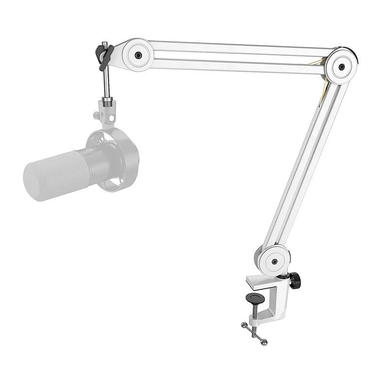 Braço Articulado Para Microfone Fifine BM63, Branco, BM63-WHT