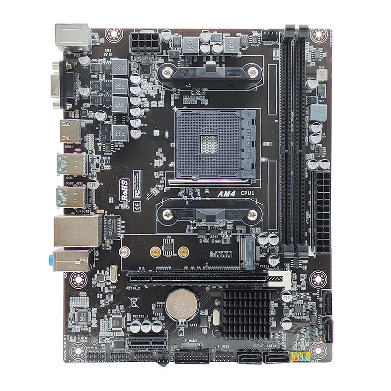 Placa Mae Bluecase A520, DDR4, Socket AM4, M-ATX, Chipset AMD A520, BMBA520-G3HGU-M2BLK