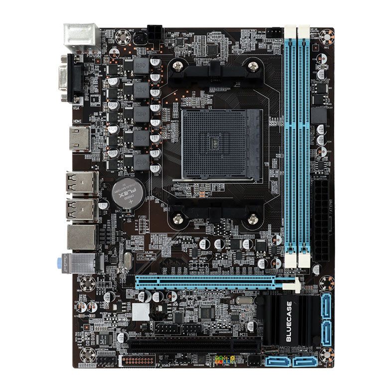 Placa Mae Bluecase A88, DDR3, Socket FM2, M-ATX, Chipset AMD A88, BMBA88-A2HGBX