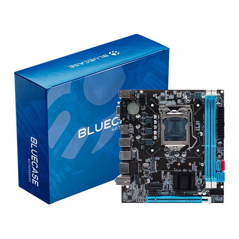 Placa Mae Bluecase BMBB75, DDR3, Socket LGA 1155, M-ATX, Chipset Intel BMBB75, BMBB75-G3HGU-M2