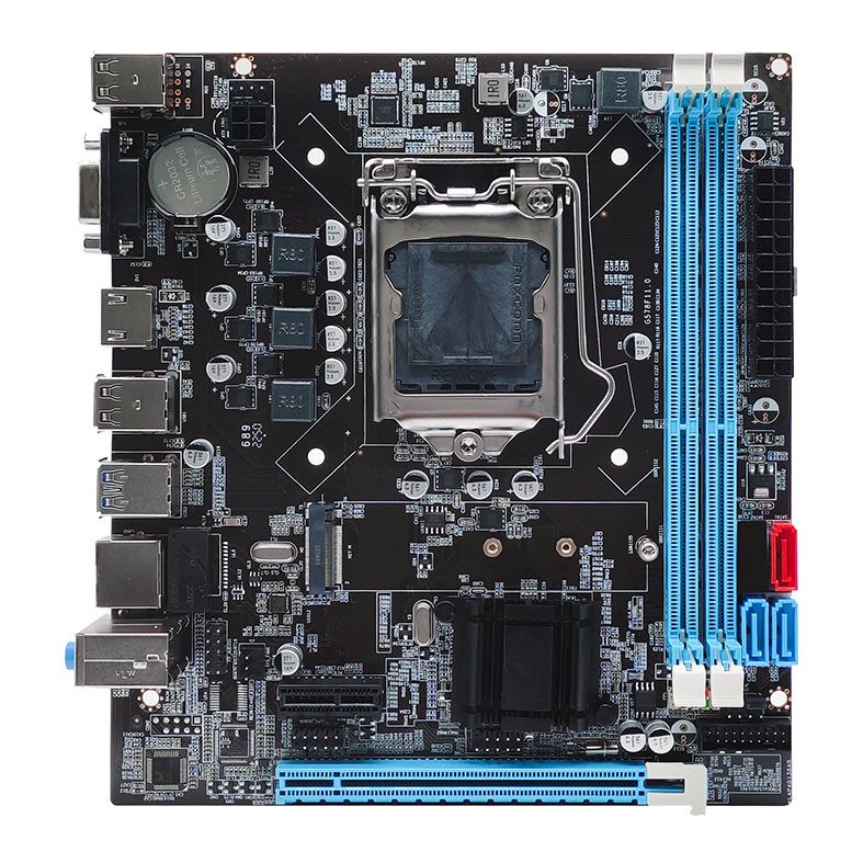 Placa Mae Bluecase BMBB75, DDR3, Socket LGA 1155, M-ATX, Chipset Intel BMBB75, BMBB75-G3HGU-M2R2BX