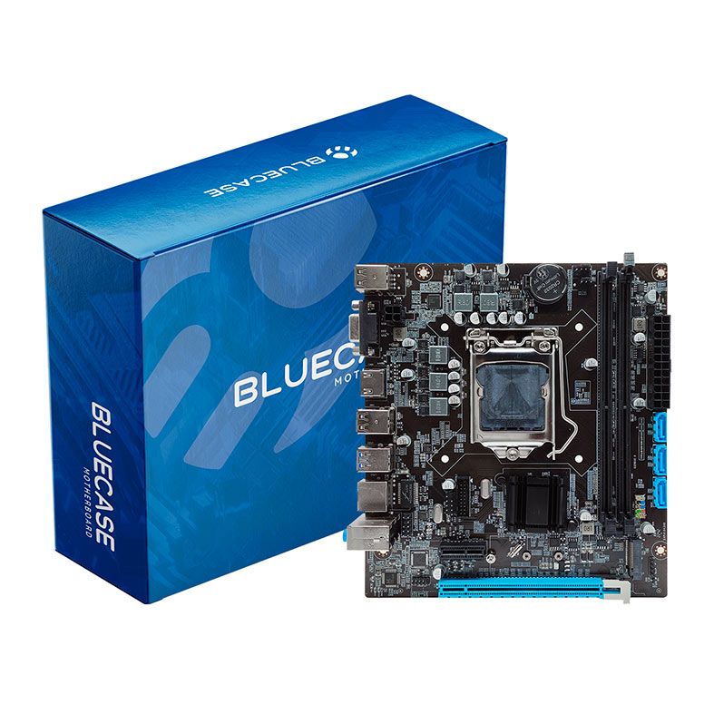 Placa Mae Bluecase BMBH110, DDR4, Socket LGA 1151, M-ATX, Chipset Intel BMBH110, BMBH110-G3HGU-D4-M2
