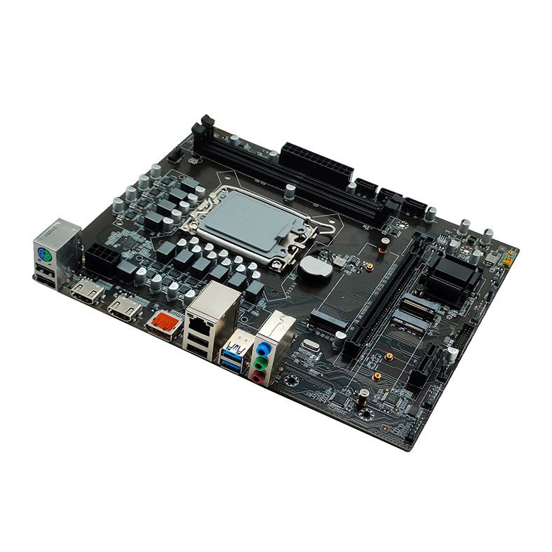 Placa Mae Bluecase H610, DDR4, Socket LGA 1700, M-ATX, Chipset H610, BMBH610-G3DGU-M2BLK