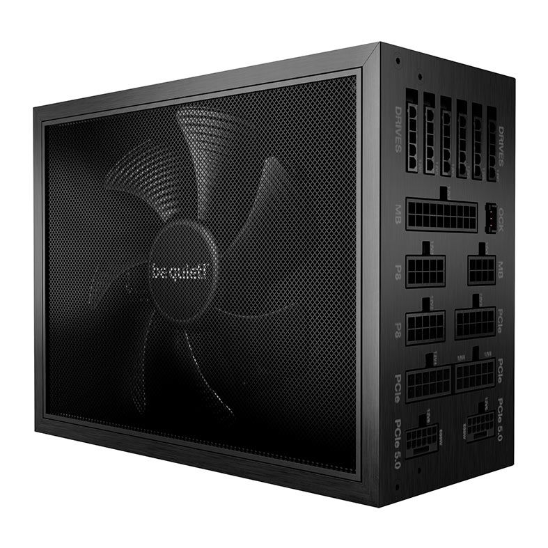 Fonte Be Quiet! Dark Power Pro 13, 1300W, ATX3.1, PCIe 5.0, Full-Modular, 80 Plus Titanium, Preto, BN500