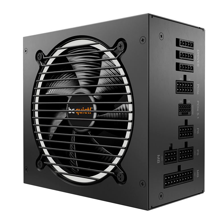 Fonte Be Quiet! Pure Power 12 M, 750W, ATX 3.1, PCIe 5.1, Full-Modular, 80 Plus Gold, Preto, BN521