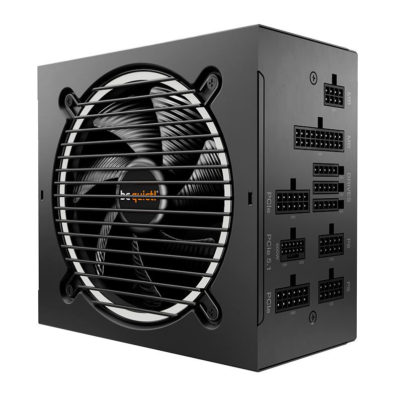 Fonte Be Quiet! Pure Power 12 M, 850W, ATX 3.1, PCIe 5.1, Full-Modular, 80 Plus Gold, Preto, BN522