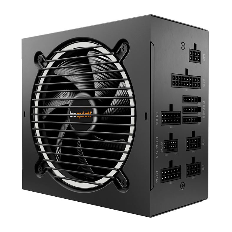 Fonte Be Quiet! Pure Power 12 M, 1000W, ATX 3.1, PCIe 5.1, Full-Modular, 80 Plus Gold, Preto, BN523