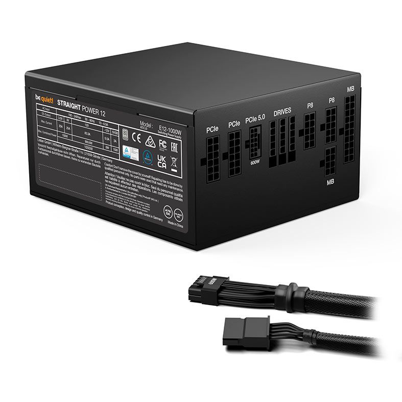 電源ユニット be quiet! STRAIGHTPOWER 11 PLATINUM1200w Fonte Be Quiet! Straight Power 12, 1000W, ATX 3.0, PCIe 5.0, Full