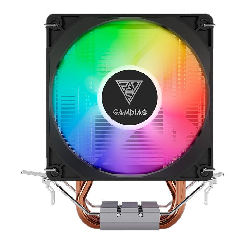 Cooler Para Processador Gamdias Boreas E1-210 Lite, Raindow, 92mm, Preto, BOREAS-E1-210-LITE