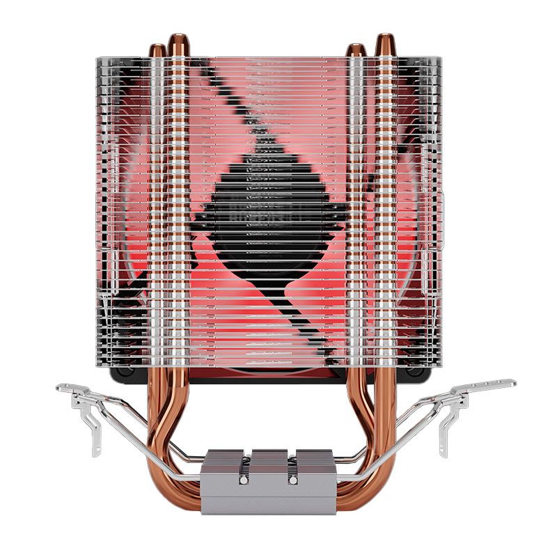 Cooler Para Processador Gamdias Boreas E1-210, Led Vermelho, 92mm, Preto, BOREAS-E1-210-RED