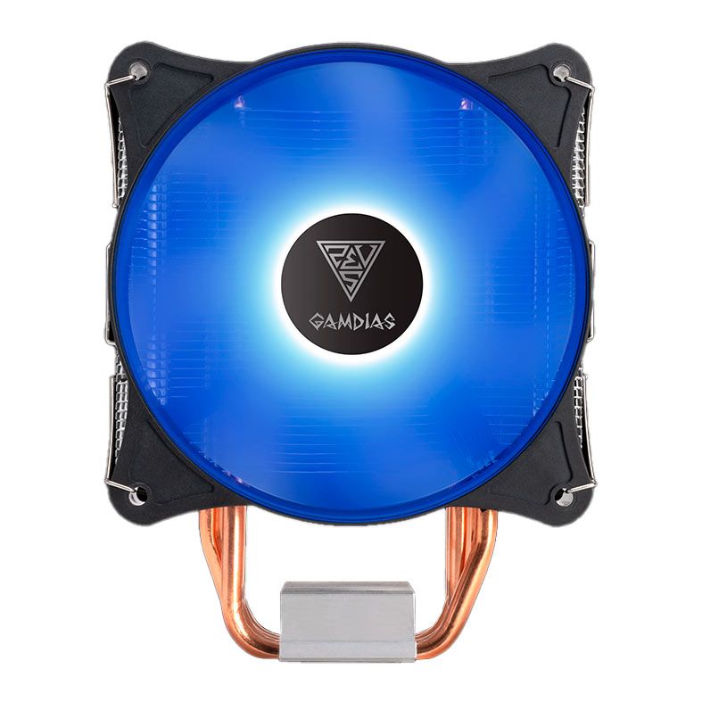 Cooler Para Processador Gamdias Boreas E1-410, Led Azul, 120mm, Preto, BOREAS-E1-410-BLUE