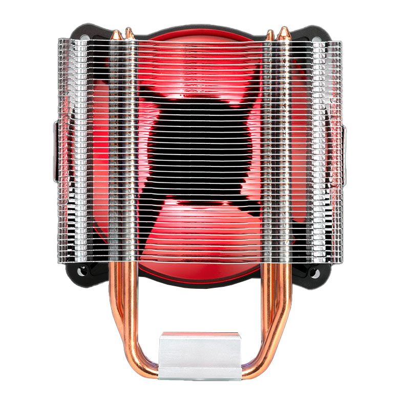 Cooler Para Processador Gamdias Boreas E1-410, Led Vermelho, 120mm, Preto, BOREAS-E1-410-RED