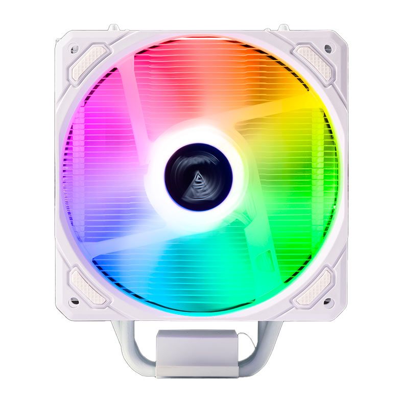 Cooler Para Processador Gamdias Boreas E1-410WH, RGB, 120mm, Branco, BOREAS E1-410 WH