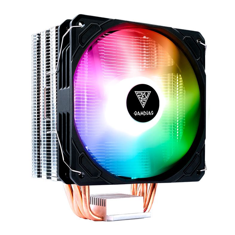 Cooler Para Processador Gamdias Boreas E1-410, RGB, 120mm, Preto, BOREAS E1-410