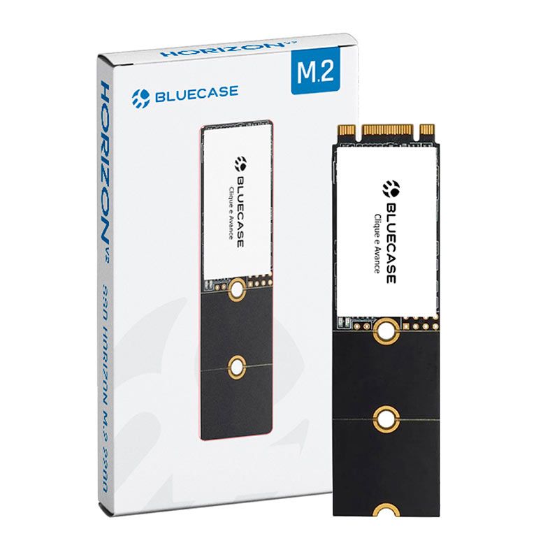 SSD BlueCase Horizon V2, 128GB, M.2 2280, Sata 6GB/s, Leitura 530MB/s, Gravacao 400MB/s, BS2M20-128G