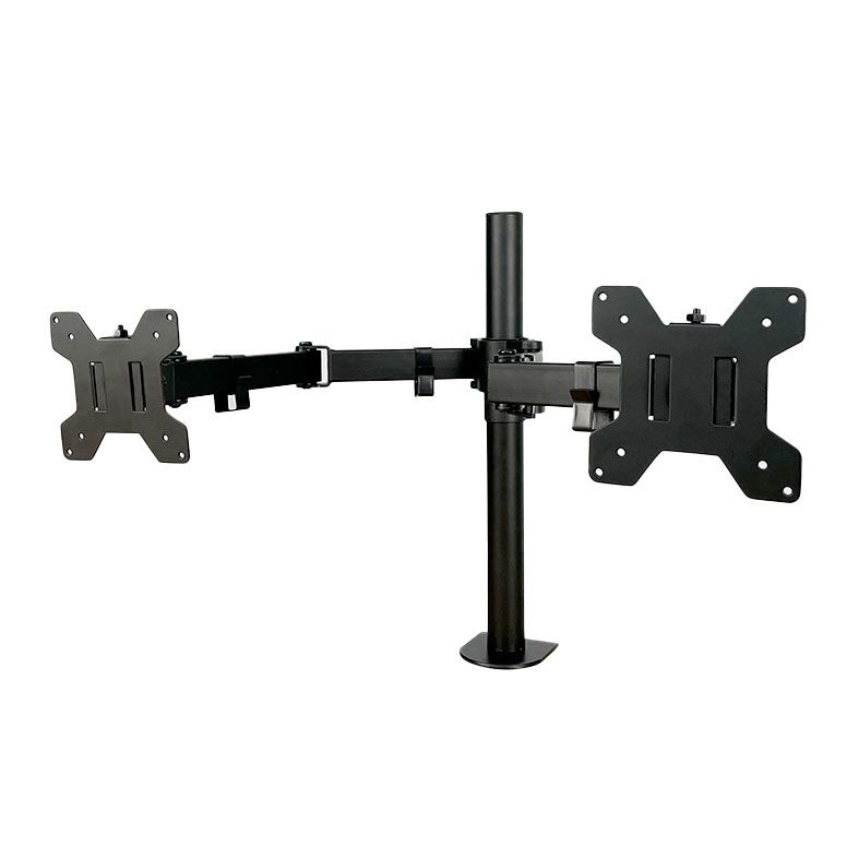 Suporte Articulado Para 2 Monitores Bluecase BSMT02-2, 12 Pol a 32 Pol, Preto, BSMT02-2
