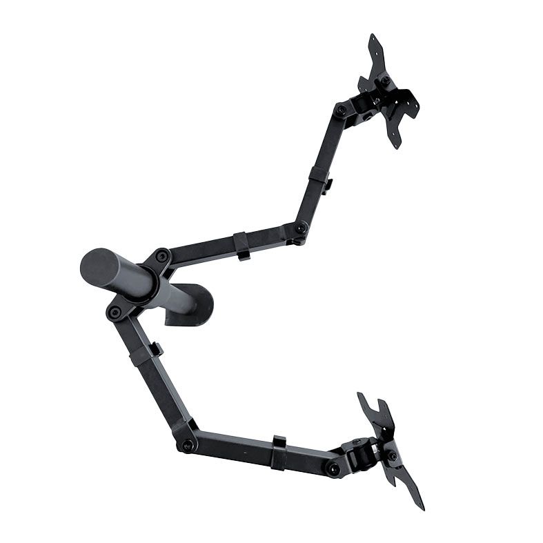 Suporte Articulado Para 2 Monitores Bluecase BSMT02-2, 12 Pol a 32 Pol, Preto, BSMT02-2