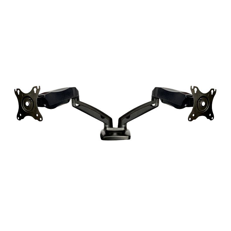 Suporte Articulado Para 2 Monitores Com Pistão a Gás Bluecase BSMTG02-2, 12 Pol a 32 Pol, Preto, BSMTG02-2
