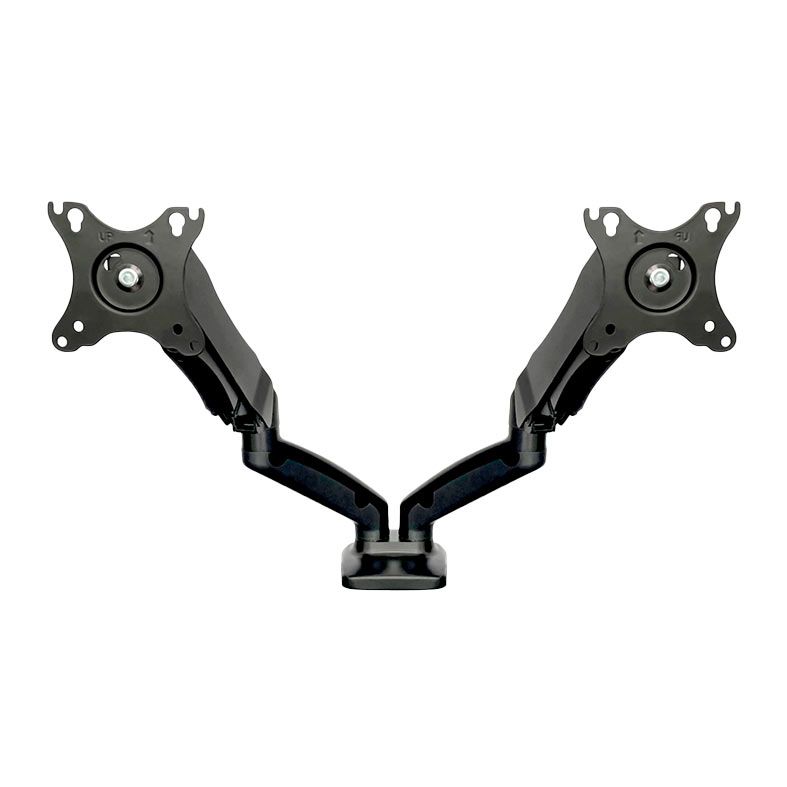 Suporte Articulado Para 2 Monitores Com Pistão a Gás Bluecase BSMTG02-2, 12 Pol a 32 Pol, Preto, BSMTG02-2