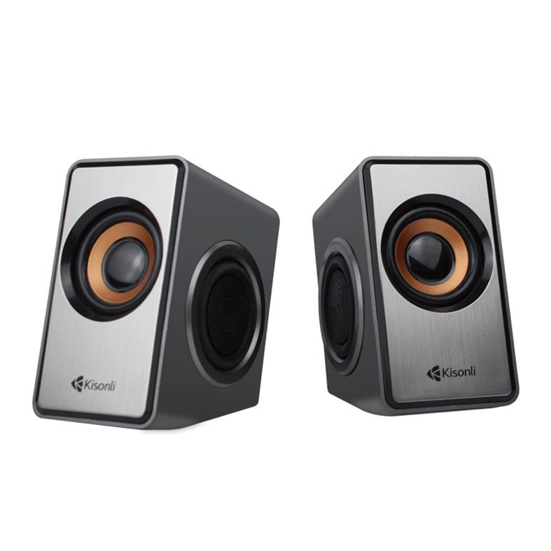Caixa de Som Kisonli BassStorm T007, 6W, USB, Cinza, BST-T007-BL13