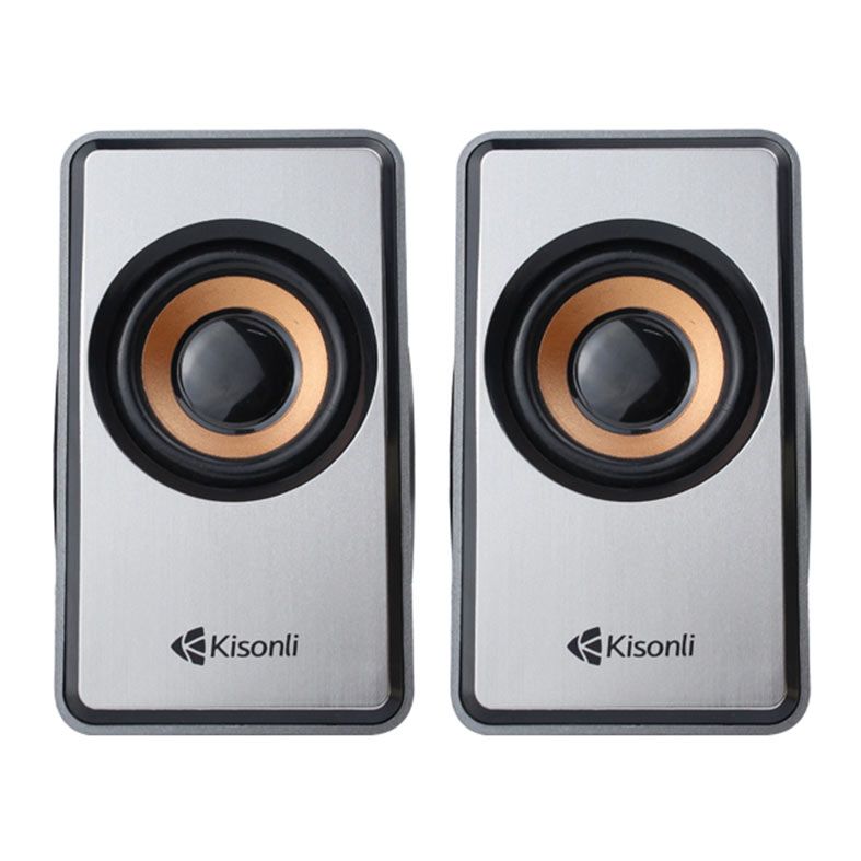 Caixa de Som Kisonli BassStorm T007, 6W, USB, Cinza, BST-T007-BL13