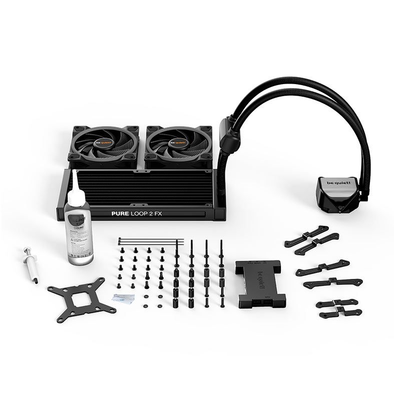 Water Cooler Be Quiet! Pure Loop 2 FX, ARGB, 240mm, Preto, BW013