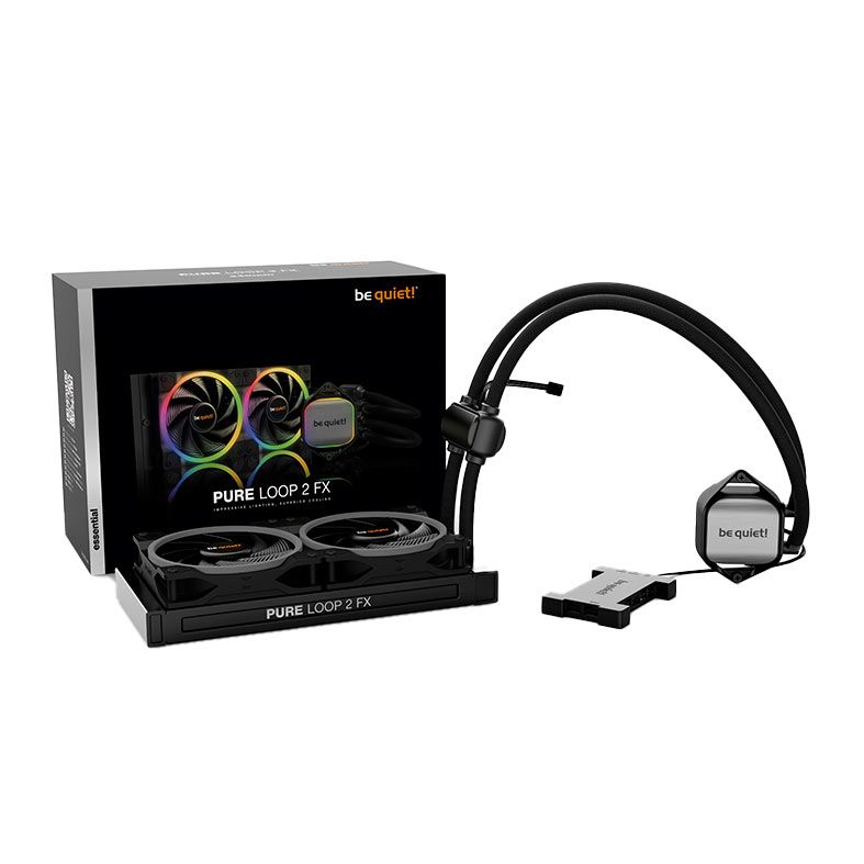 Water Cooler Be Quiet! Pure Loop 2 FX, ARGB, 240mm, Preto, BW013