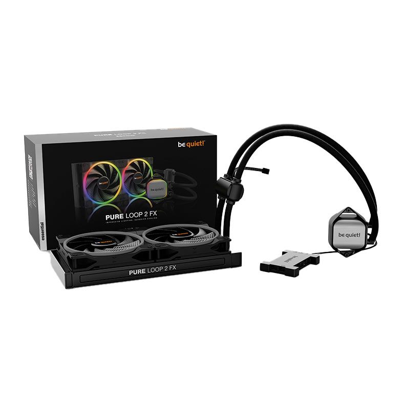 Water Cooler Be Quiet! Pure Loop 2 FX, ARGB, 280mm, Preto, BW014