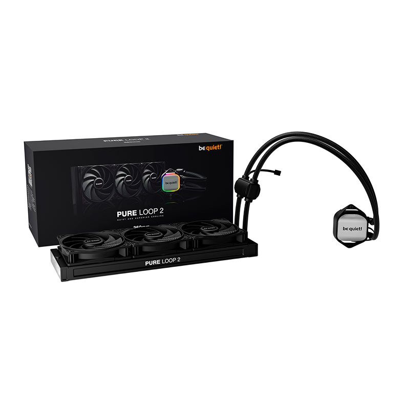 Water Cooler Be Quiet! Pure Loop 2, 360mm, Preto, BW019